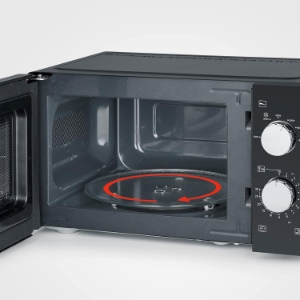 Severin MW7886 Mikrowelle  mit Drehteller, 700 W, 17 L, schwarz 