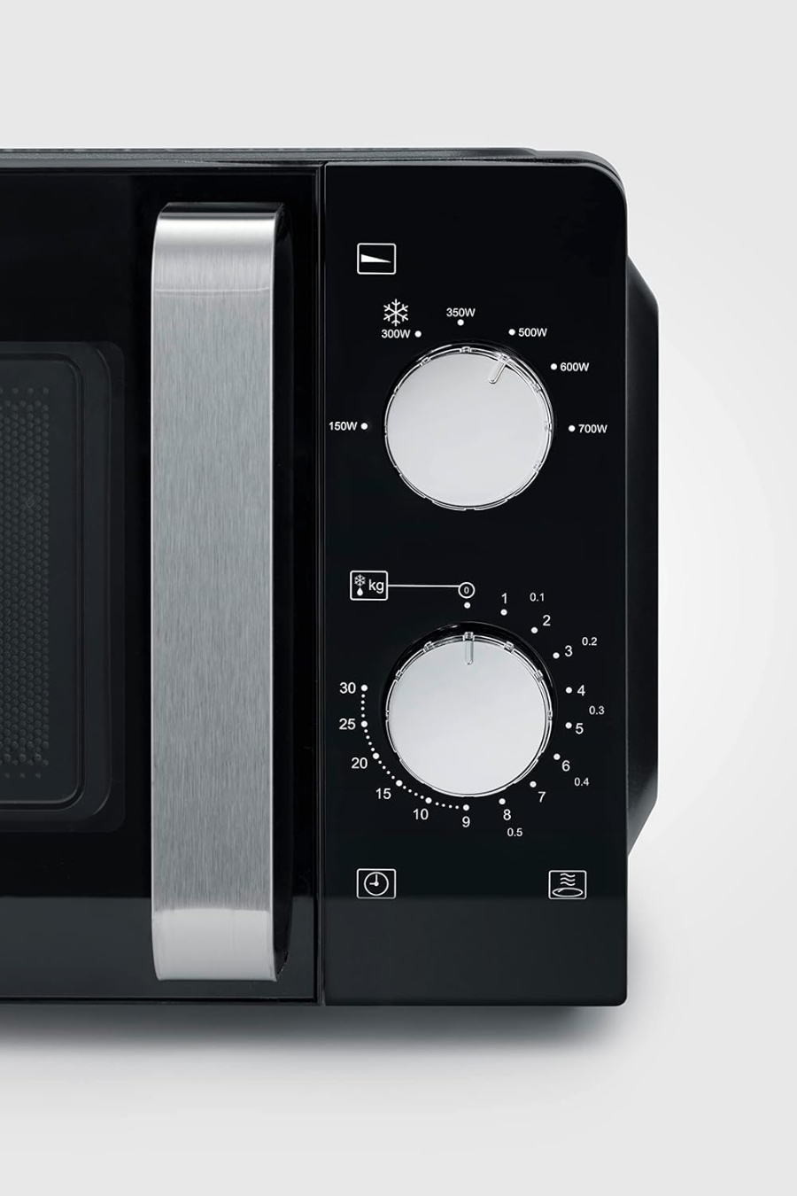 Severin MW7886 Mikrowelle  mit Drehteller, 700 W, 17 L, schwarz 