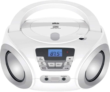 Silva Schneider PCD 19.1 Portable Radio-/CD-Player weiß 210716