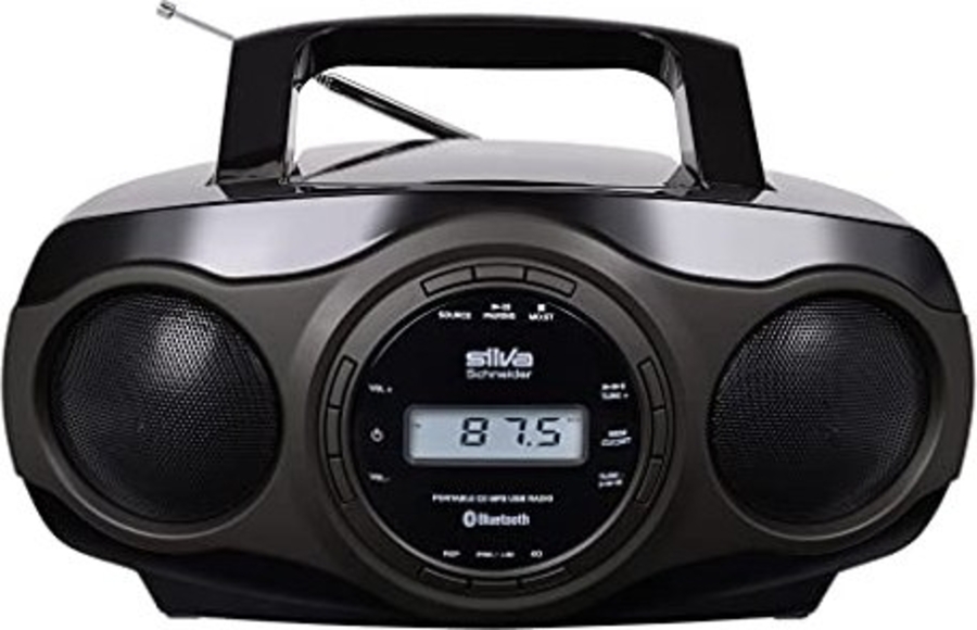 Silva Schneider MPC 17.7 BT Portable Radio-/CD-Player/USB schwarz