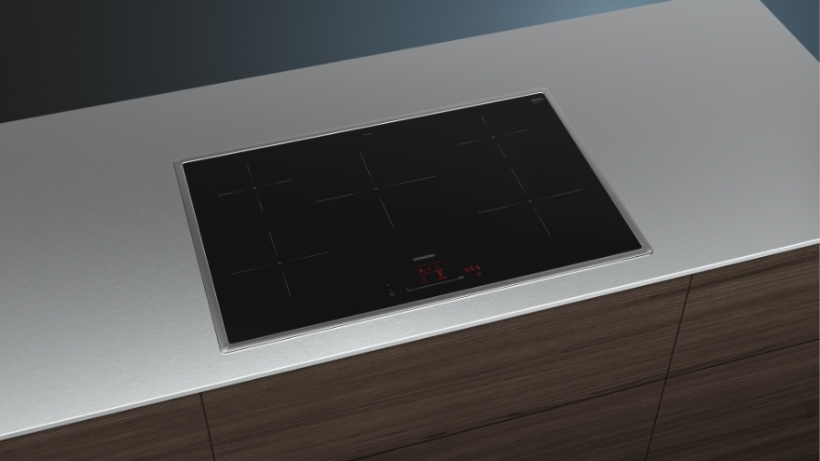 Siemens EH845HVB1E Induktionskochfeld, 80 cm, Schwarz mit Rahmen  Autark