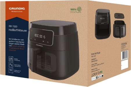 Grundig. FRY7320 Heißluftfritteuse 1750 Watt 