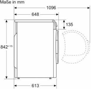 Siemens WQ33G2D175 iQ500  Wärmepumpen-Trockner 8 kg A+++ 