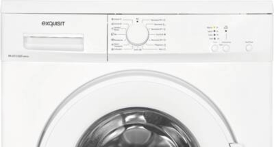 Exquisit WA6010-060D Waschmaschine Frontlader Weiss 6kg 