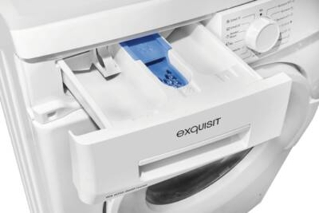 Exquisit WA6010-060D Waschmaschine Frontlader Weiss 6kg 