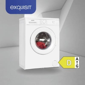 Exquisit WA6010-060D Waschmaschine Frontlader Weiss 6kg 
