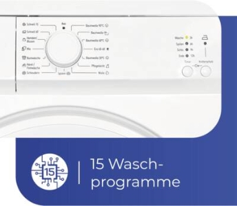 Exquisit WA6010-060D Waschmaschine Frontlader Weiss 6kg 