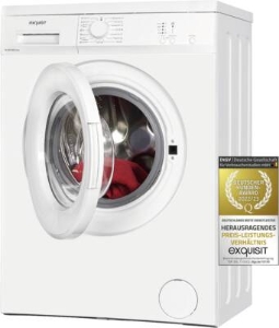 Exquisit WA6010-060D Waschmaschine Frontlader Weiss 6kg 