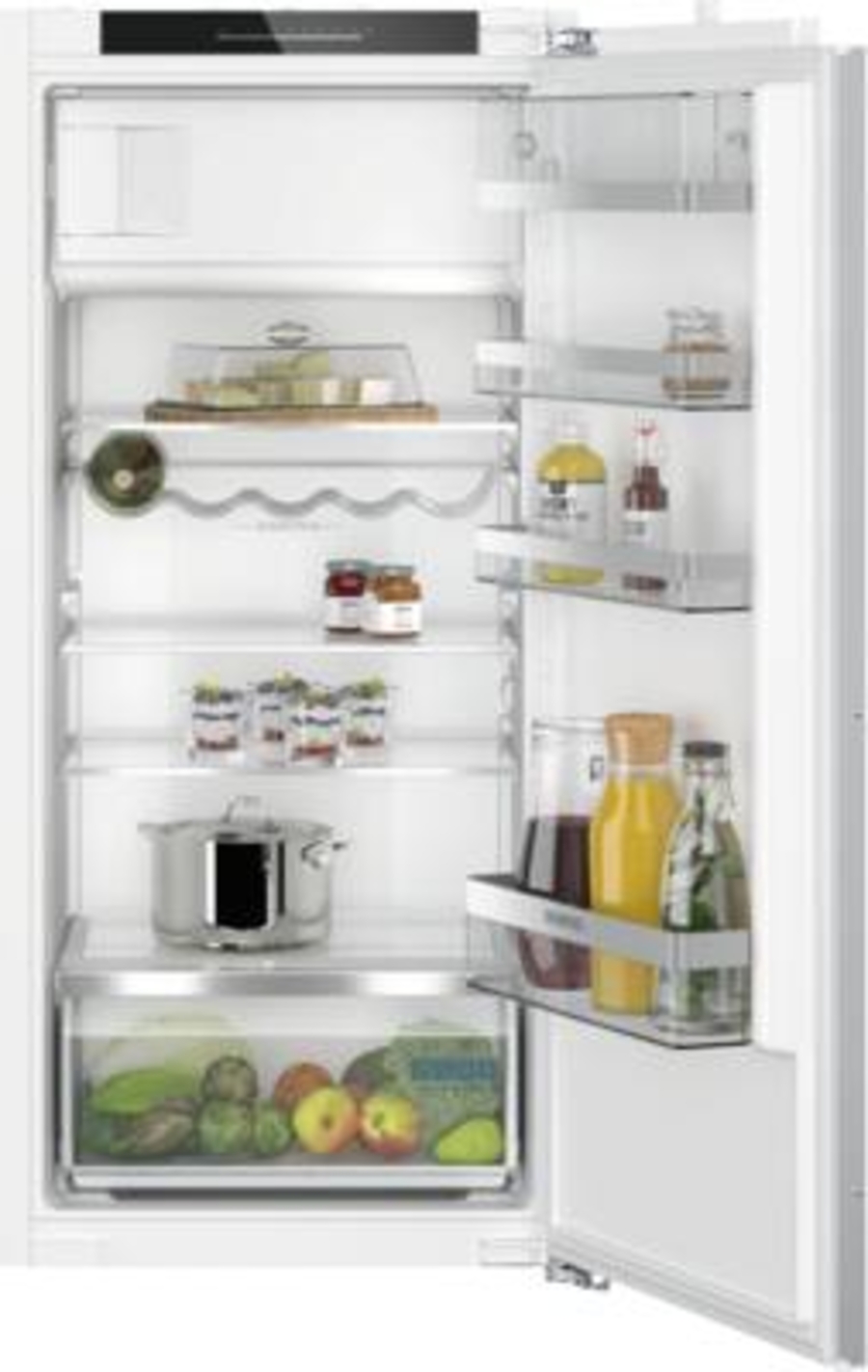 Siemens KI42LADD1 Einbau-Kühlschrank mit Gefrierfach, 122.5 x 56 cm Flachscharnier mit Softeinzug