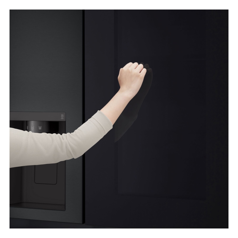 LG GSGV81EPLL Side-by-Side mit InstaView 635 Liter  NoFrost Eis-, Crushed Ice- und Wasserspender 