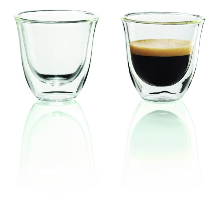 De´Longhi Espresso 2er Doppelwandiges Thermoglas DLSC310