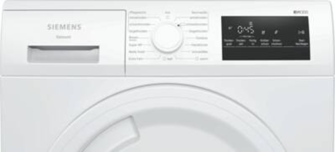 Siemens WT45HV3EP iQ300, Wärmepumpen-Trockner, 8 kg A++ 