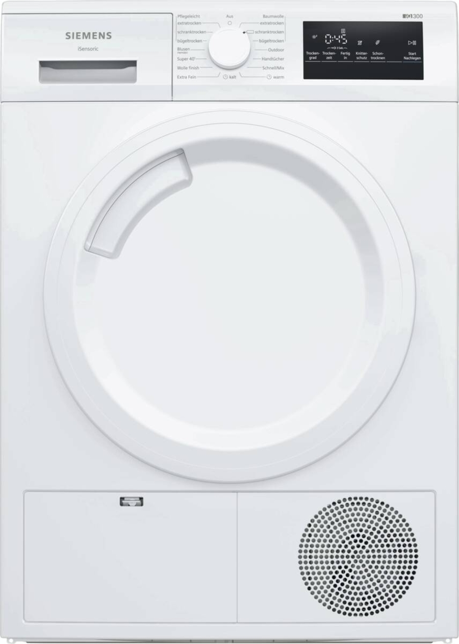 Siemens WT45HV3EP iQ300, Wärmepumpen-Trockner, 8 kg A++ 