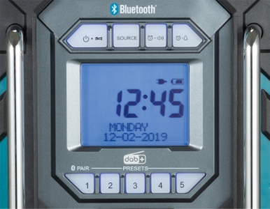 Makita DMR301 Akku-/Elektro-Baustellenradio 12 V max - 18 V • 230 V • Mit Ladefunktion