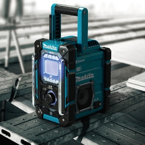 Makita DMR301 Akku-/Elektro-Baustellenradio 12 V max - 18 V • 230 V • Mit Ladefunktion