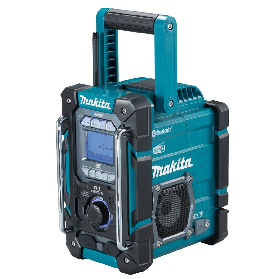 Makita DMR301 Akku-/Elektro-Baustellenradio 12 V max - 18 V • 230 V • Mit Ladefunktion