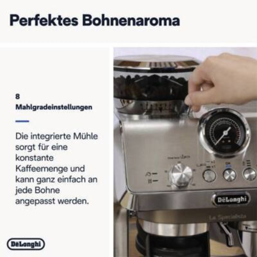 De´Longhi EC9255.M La Specialista Cold Brew Espresso-Maschine Edelstahl