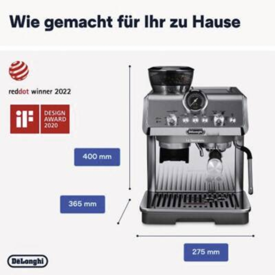 De´Longhi EC9255.M La Specialista Cold Brew Espresso-Maschine Edelstahl