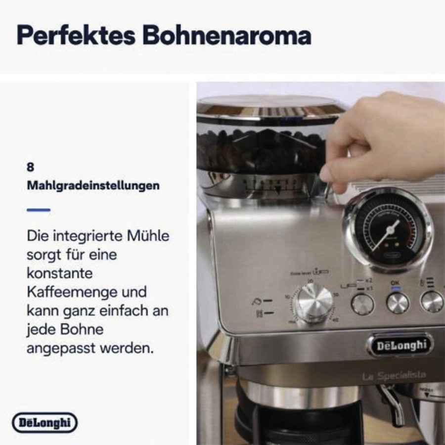 De´Longhi EC9255.M La Specialista Cold Brew Espresso-Maschine Edelstahl