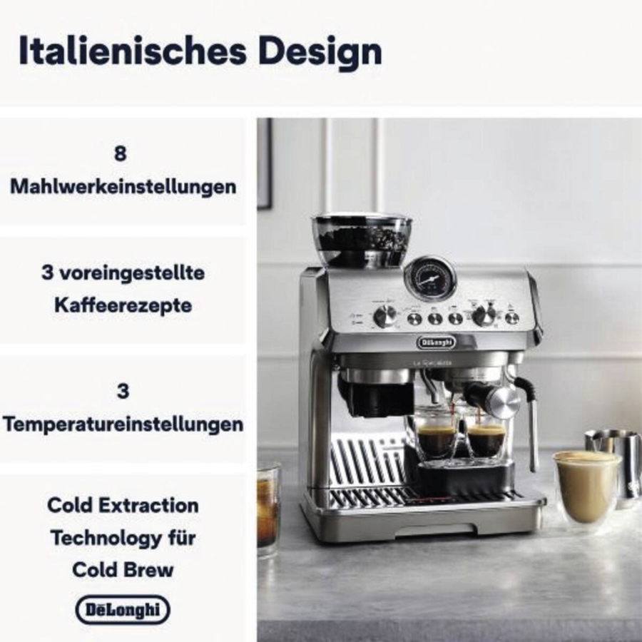 De´Longhi EC9255.M La Specialista Cold Brew Espresso-Maschine Edelstahl