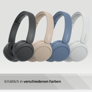 Sony WH-CH520C Kabellose Bluetooth-Kopfhörer Beige 