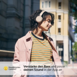 Sony WH-CH520C Kabellose Bluetooth-Kopfhörer Beige 