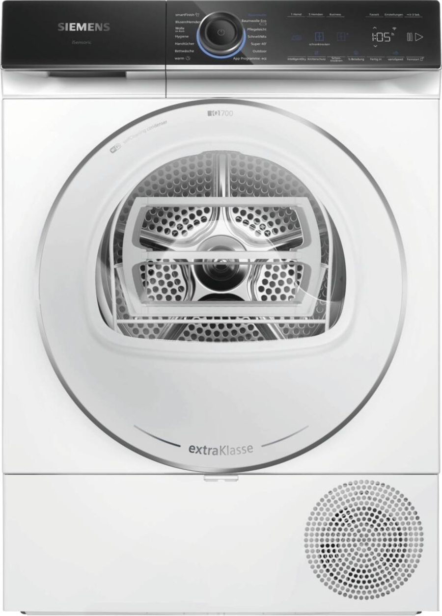 Siemens Extraklasse WQ46B2C90 iQ700 Wärmepumpen-Trockner 9 kg 