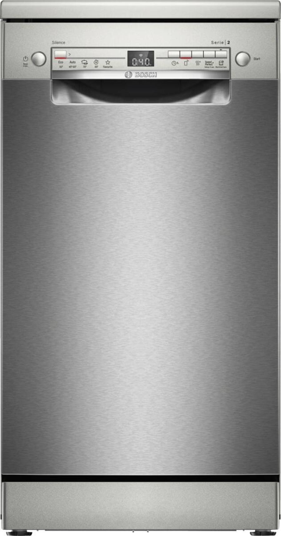 Bosch SPS2HMI42E Serie 2 Geschirrspüler Stand 45 cm Silber Inox 