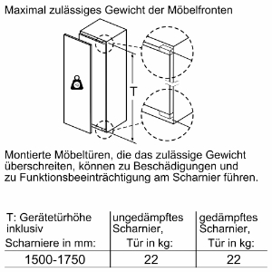 Bosch KIF82PFE0 Serie 8  Einbau-Kühlschrank mit Gefrierfach  Festtür