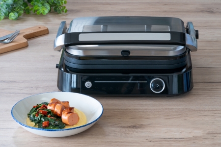 Hisense HCG2100S Kontaktgrill  7 Programme, Smart Control und Auto-Abschaltung