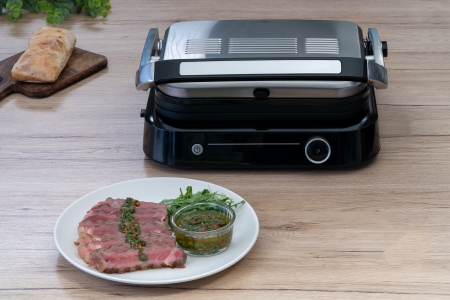 Hisense HCG2100S Kontaktgrill  7 Programme, Smart Control und Auto-Abschaltung