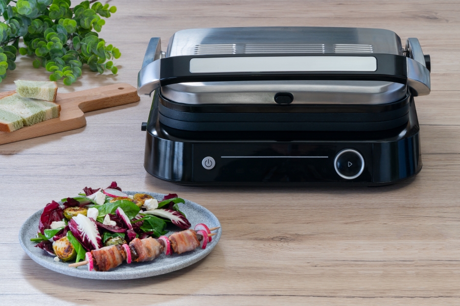Hisense HCG2100S Kontaktgrill  7 Programme, Smart Control und Auto-Abschaltung