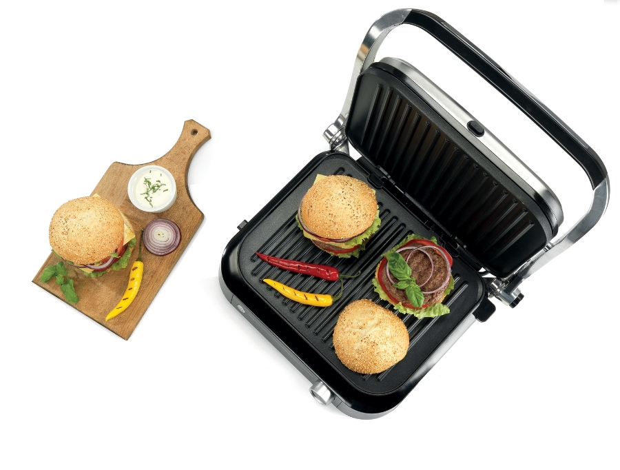 Hisense HCG2100S Kontaktgrill  7 Programme, Smart Control und Auto-Abschaltung