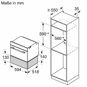Bosch BIC7101B1 Serie 8, Wärmeschublade, 60 x 14 cm, Schwarz 