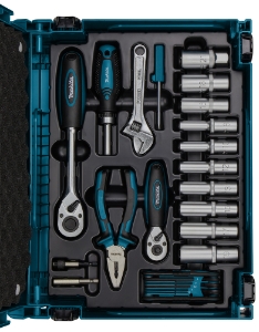 Makita E-11542 Handwerkzeugset im MAKPAC 87-tlg 
