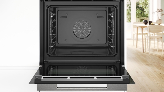 Bosch HSG7364B1 Serie 8  Einbau-Dampfbackofen 60 x 60 cm Schwarz 