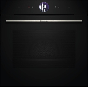 Bosch HSG7364B1 Serie 8  Einbau-Dampfbackofen 60 x 60 cm Schwarz 