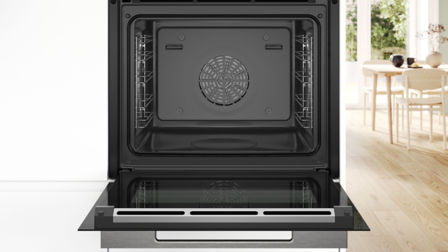 Bosch HSG7364B1 Serie 8  Einbau-Dampfbackofen 60 x 60 cm Schwarz 