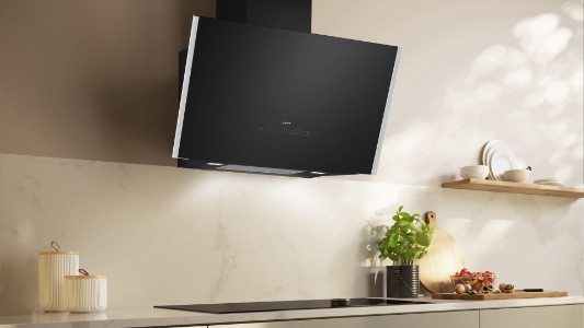 Neff D98IPT2S0 N90 Wandesse, 90 cm Klarglas schwarz  
