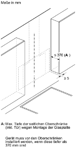 Neff D98IPT2S0 N90 Wandesse, 90 cm Klarglas schwarz  