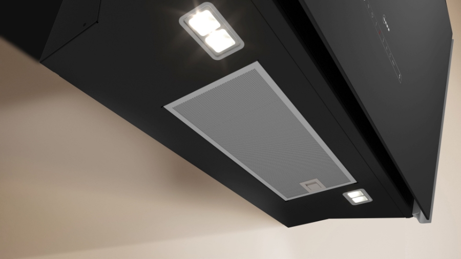 Neff D98IPT2S0 N90 Wandesse, 90 cm Klarglas schwarz  