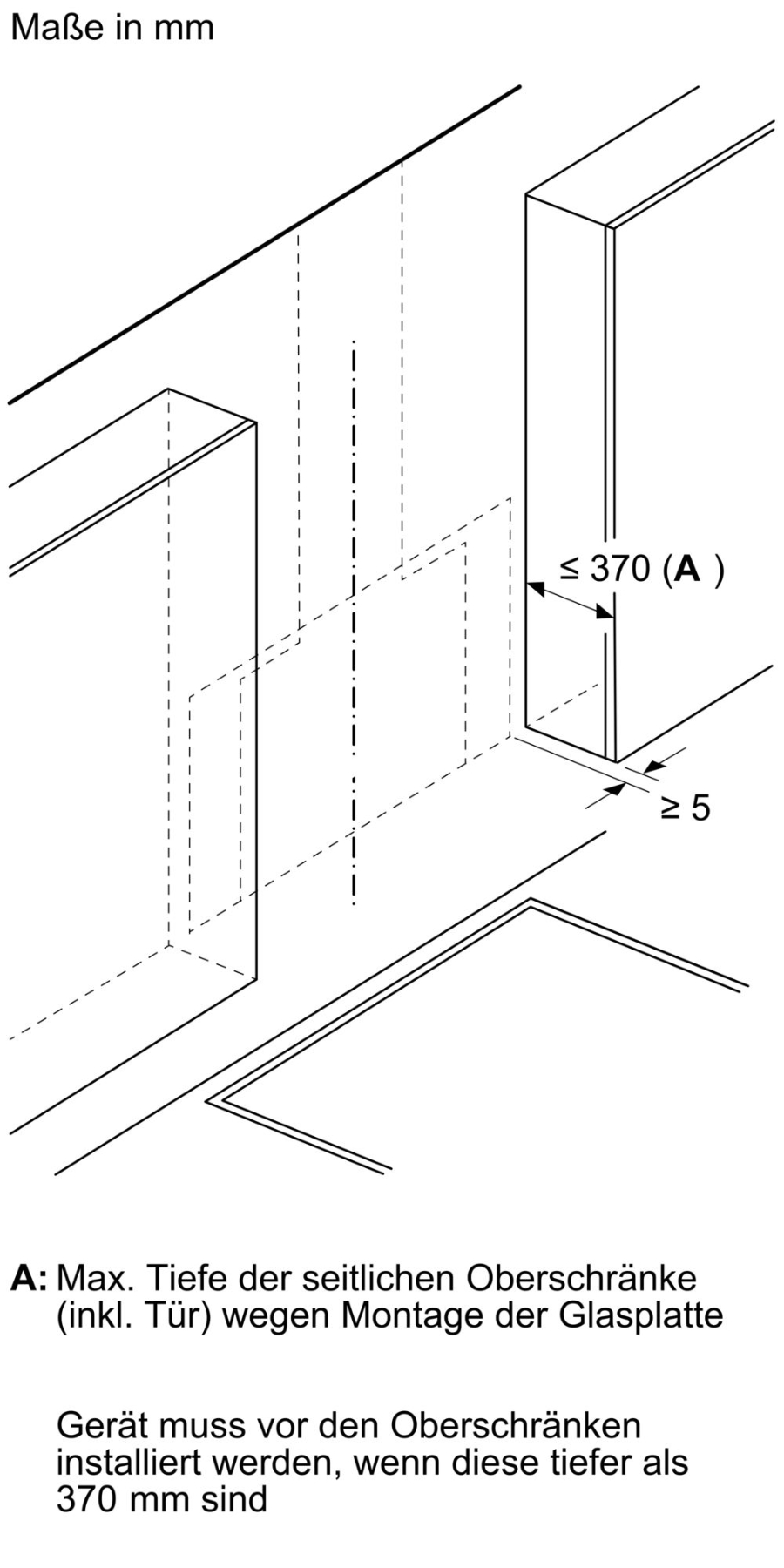 Neff D98IPT2S0 N90 Wandesse, 90 cm Klarglas schwarz  