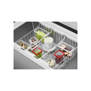 AEG AHB531D1LW Gefriertruhe / 308 L / LowFrost  weniger Eisbildung / Temperaturalarm / Rollen 