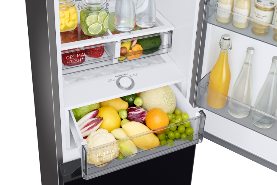 Samsung RB34C7B5D22 Bespoke Kühl-Gefrierkombination schwarz NoFrost,344 Liter