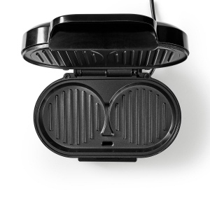 Nedis KAHM100BK Hamburger Macher 1000 W | 23.5 x 10.5 cm   Automatischer Temperaturkontrolle 