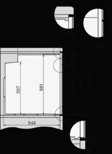 Miele  H 2455 B Einbau-Backofen Obsidianschwarz 