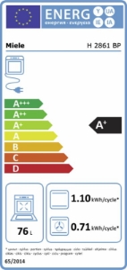 Miele H 2861 BP Einbau-Backofen  Edelstahl CleanSteel 