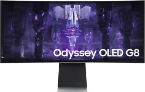 Samsung LS34BG850SUXEN Odyssey Gaming Monitor OLED G85SB (34'') Silber