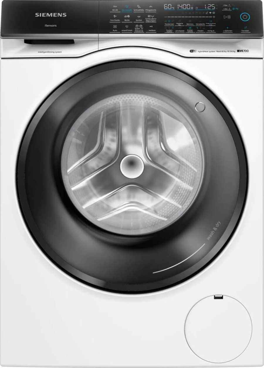 Siemens WN54C2A40 iQ700, Waschtrockner, 10.5/6 kg, 1400 U/min 