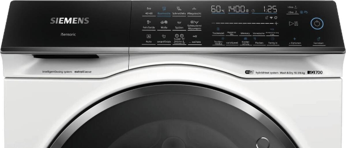 Siemens WN54C2A90 iQ700 Waschtrockner, 10.5/6 kg, 1400 U/min. 